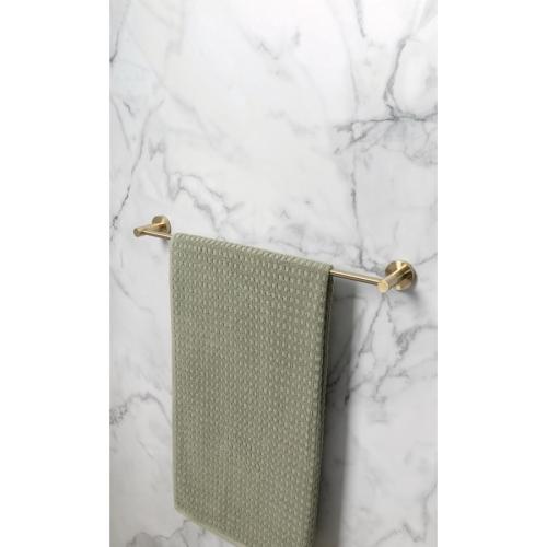 Bristan Round Towel Rail Brushed Brass RD RAIL BB